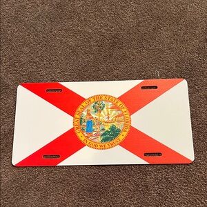 Florida State Flag License Plate
